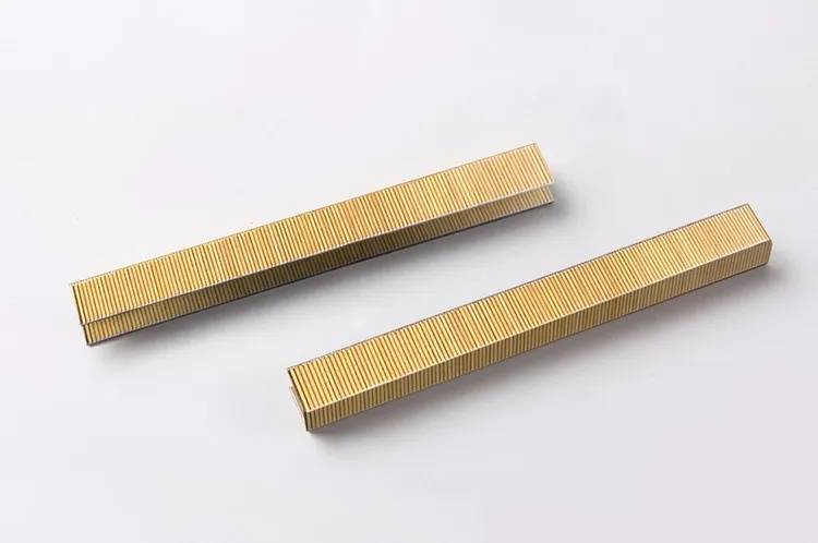 14 Series Gold Industrial Metal Staples for Wood Sofa for home decoration（Pneumatic Nails Compatible)